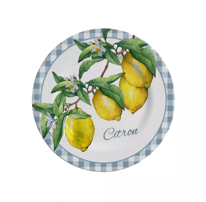 Conjunto 06 Pratos Sobremesa Amalfitana Alleanza Cerâmica