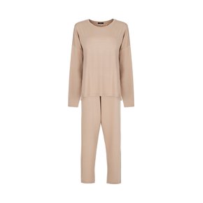 Conjunto Longo M Lorella Trussardi Caramelo