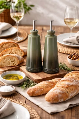 Conjunto Óleo e Vinagre Cerâmica Le Creuset Thyme 300 ml