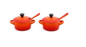 Conjunto Para Molho/ Condimento Laranja Le Creuset