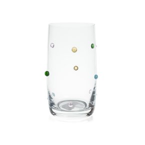 Copo em Cristal Gemas Coloridas 380 ml