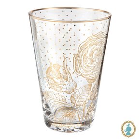 Copo Long Drink Golden Flower Royal Pip Studio 370 ml
