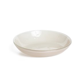 Cumbuca Reta Em Vidro Nude 15 x 3 cm