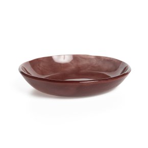 Cumbuca Reta Em Vidro Tabaco 15 x 3 cm