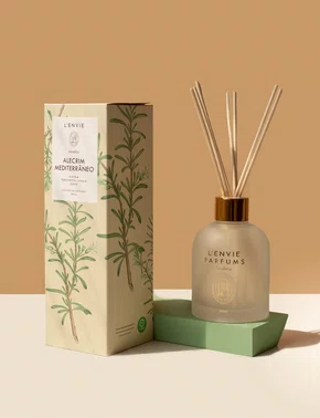 Difusor de Perfume Alecrim Mediterrâneo Lenvie 200 ml
