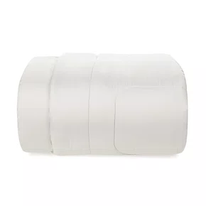 Edredom Queen Bossa 300 Fios Egípcio Karsten Branco 2,40 x 2,60 m