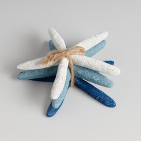 Enfeite Trio de Estrelas Médias de Mesa The Home Decorações