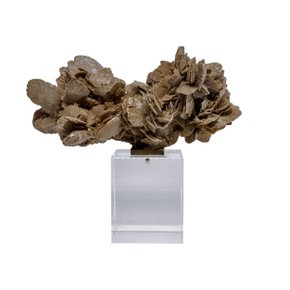 Escultura Rosa do Deserto em Resina City Imports