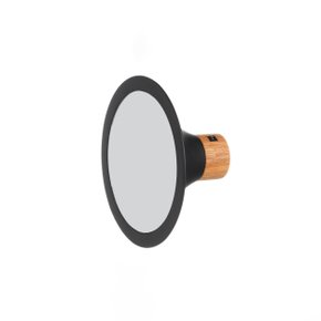 Espelho Alpina Grande Preto Fosco Iludi Design 