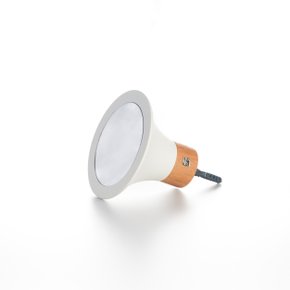 Espelho Alpina Médio Branco Fosco Iludi Design 