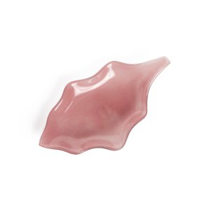 Folha Em Vidro Amora 20 x 11  cm