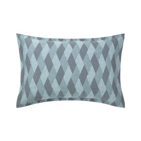 Fronha 300 Fios Algodão Orgânico Egean Wave Boss Home Estampado 50x75cm