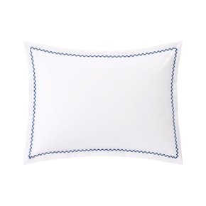 Fronha Alienor 500 Fios Pima Yves Delorme Paris Azul 50 x 75 cm