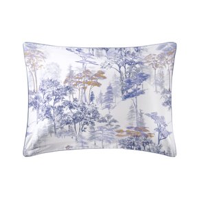 Fronha Boreale 300 Fios Algodão Orgânico Yves Delorme Estampado 50 x 75cm