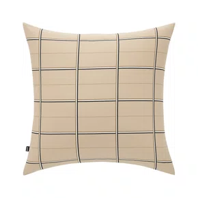 Fronha Boss Check Boss Home Bege 65 x 65 cm