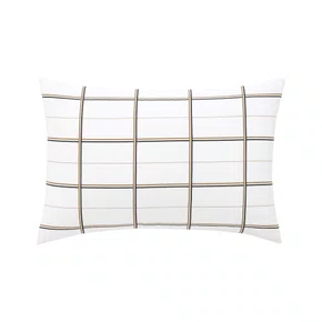 Fronha Boss Check Boss Home Branco 50 x 75 cm