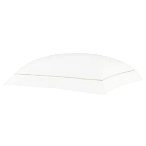 Fronha Nilo 03 Abas Buddemeyer Luxus Branco/Bege 50cm x 70cm