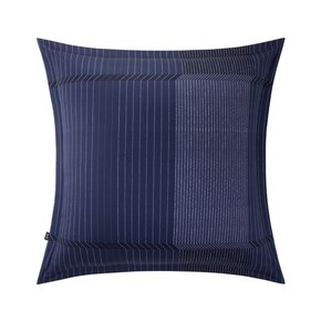 Fronha Tennis Stripes Azul Marinho 300 Fios Hugo Boss Home 65 x 65 cm
