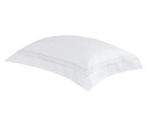 Fronha Trento 800 Fios Buddemeyer Luxus Branco/Perola 50X70CM