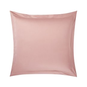 Fronha Triomphe 300 Fios Algodão Orgânico Yves Delorme Rosa Chá 65x65cm
