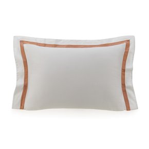 Fronha Vercelli 300 Fios Trussardi Branco/Vecchio 50 x 70 cm