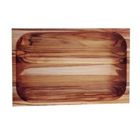 Gamela Pequena Em Madeira Teca Tramontina 35 x 24 cm