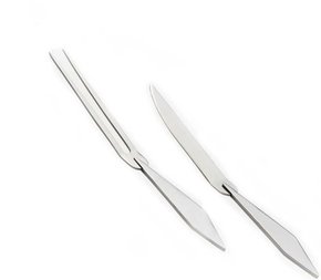 Garfo e Faca Trinchante Sava Riva Prataria 