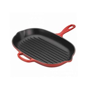 Grelha Oval Signature Le Creuset Vermelho 32 cm 