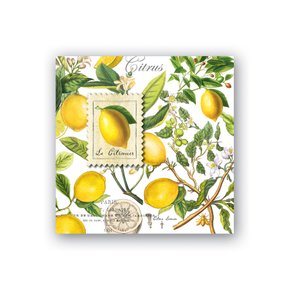 Guardanapo Cocktail Lemon Basil Michel Design 12,7x12,7cm