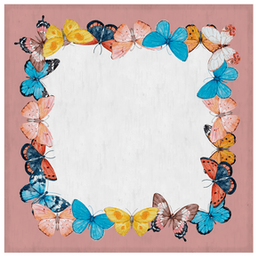 Guardanapo de Mesa em Voil Borboletas Decortextil