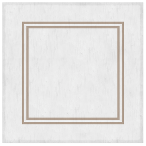 Guardanapo de Mesa em Voil Decortextil Off White e Bege Guardanapo de Mesa em Voil Decortextil Off White e Bege