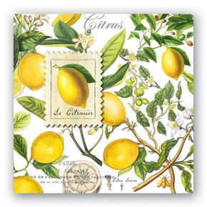 Guardanapo de Papel Lemons Michel Design Works 16,5 x 16,5 cm