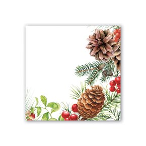 Guardanapo de Papel para Lanche White Spruce Michel Design 16,5cm x 16,5cm