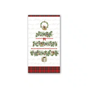 Guardanapo Hostess Holiday Garland Michel Design 11 x 20 cm