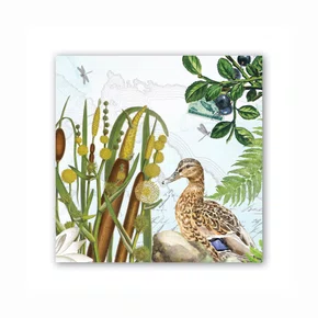 Guardanapo Lanche By The Lake Michel Design 12,5 x 12,5 cm