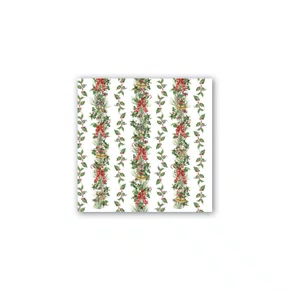 Guardanapo para Coquetel Holiday Garland Michel Design Works 12,7 x 12,7cm