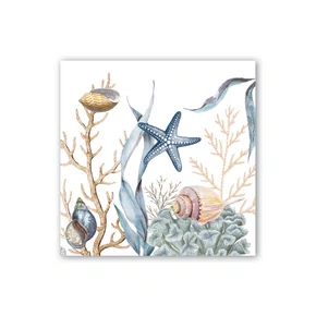 Guardanapo para Coquetel Ocean Tide Michel Design Works 12,7 x 12,7cm