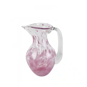 Jarra de Cristal Bolhas Gileno Cristais Rosa
