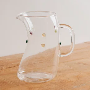 Jarra em Vidro Borossilicato Gemas Coloridas 1,35 Litros