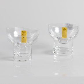 Jogo 02 Peças Taças Cristal  Para Servir 220ml Strauss