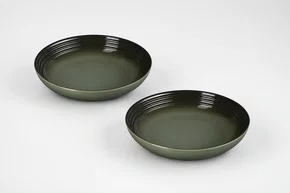 Jogo 02 Pratos Fundos Vancouver Le Creuset Thyme 22 cm
