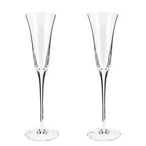 Jogo 02 Taças Para Champagne de Cristal Strauss 150ml