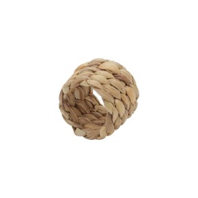 Jogo 04 Aneis para Guardanapo Fibra Natural Royal Decor 5x4 cm