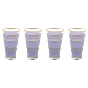 Jogo 04 Copos Ilhabela Alto Navy Artes Salles Lilás
