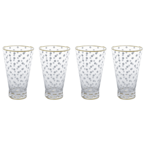 Jogo 04 Copos Ilhabela Alto Poá Summer Artes Salles Branco