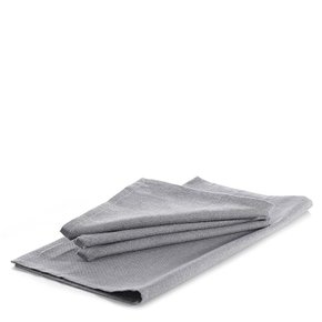 Jogo 04 Guardanapos Lush Buddemeyer Cinza Escuro 45 x 45 cm