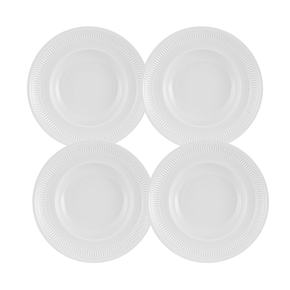 Jogo 04 Peças Prato Pasta Utopia Vista Alegre