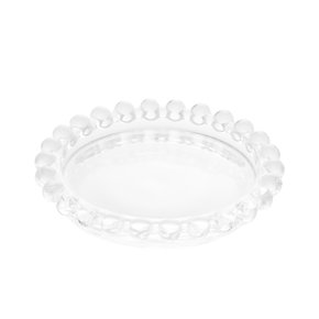 Jogo 04 Pratos de Cristal Pearl Wolff 14 cm