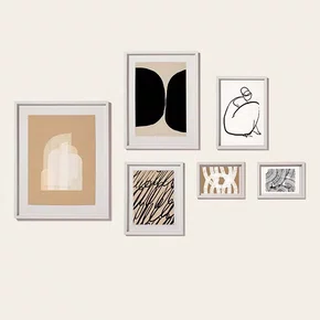 Jogo 06 Peças Quadro em MDF Mart