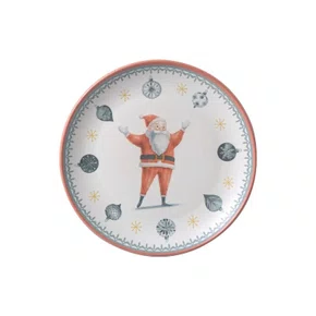 Jogo 06 Pratos de Sobremesa Coup Stoneware Tempo de Festa Porto Brasil